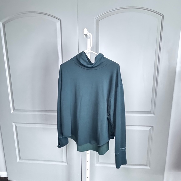 Off Line By Aerie teal SOFT turtle neck SZ L - Picture 1 of 3
